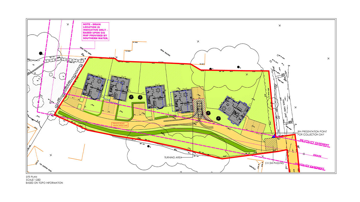 Kings Farm Lane development external drawing