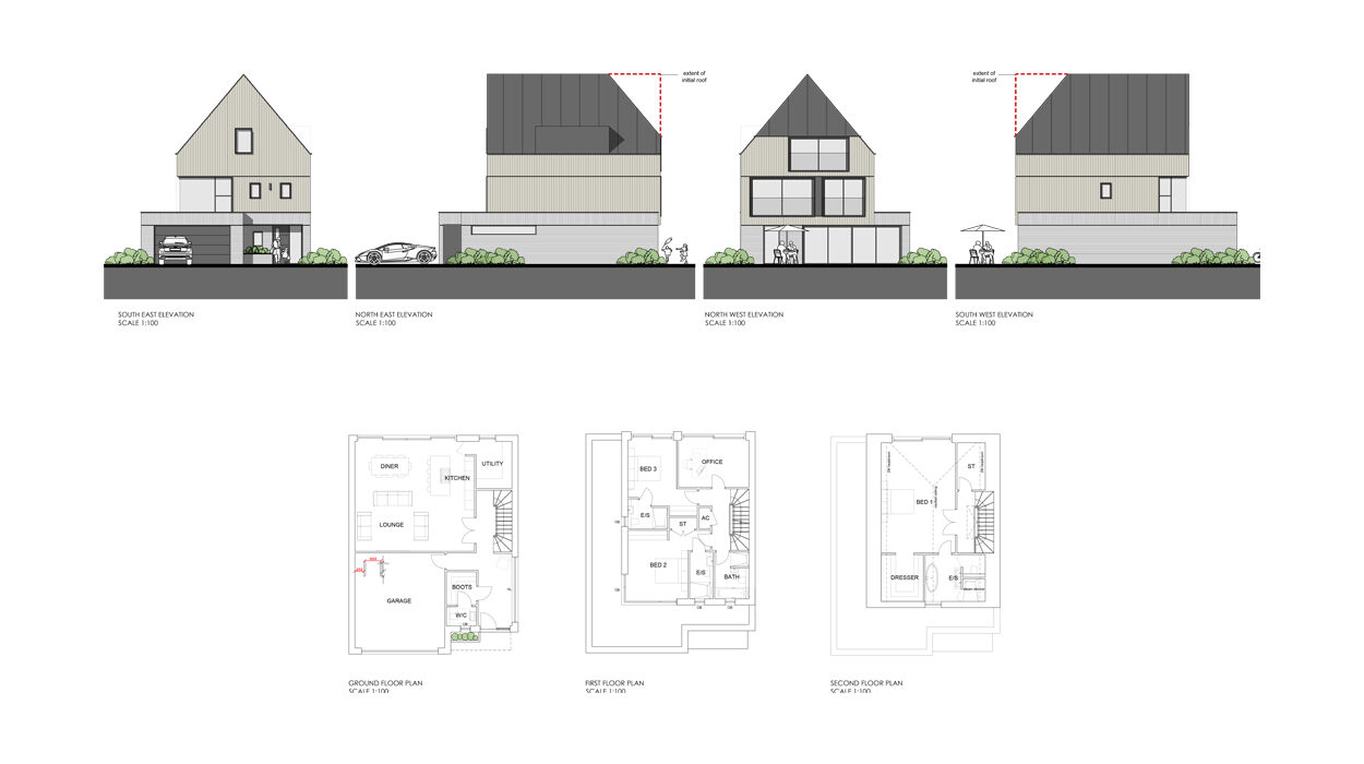 St Clair external architect plans