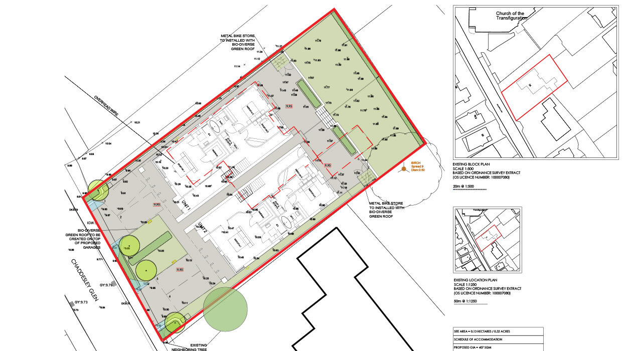 Chaddersley Glen Site Plan